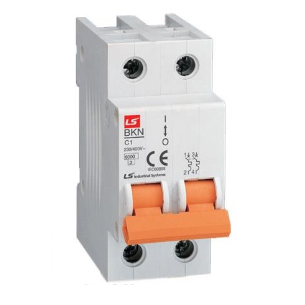 فیوز مینیاتوری 16 آمپر 2 پل LS