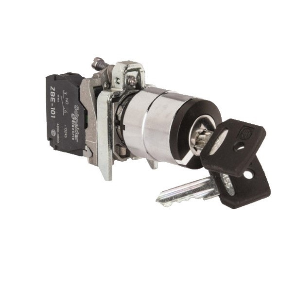 سلکتور سوئیچ کلید دار اشنایدر الکتریک مدل XB4BG21