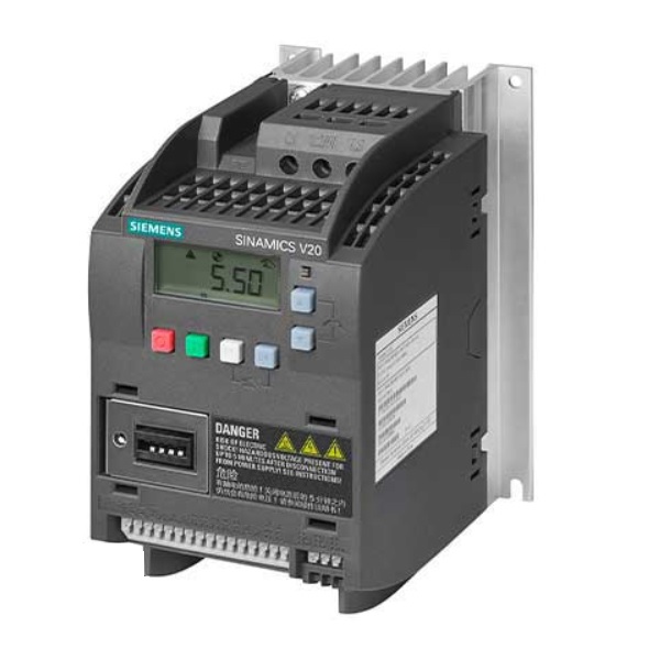 درایو زیمنس 0.75 کیلو وات V20 سه فاز با فیلتر 6SL3210-5BE17-5CV0
